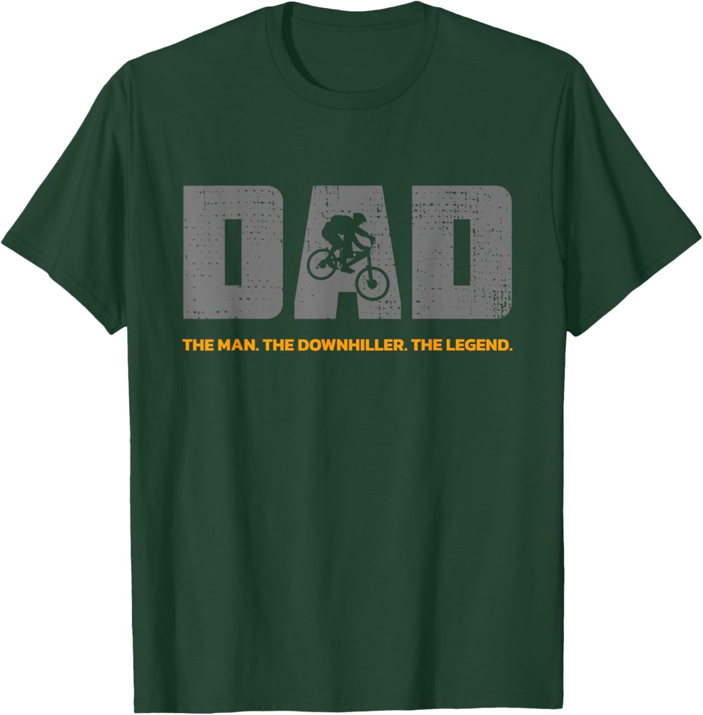 Downhill Dad and Downhill mountain biking for Downhill T-Shirt - T-Shirt | Forest
