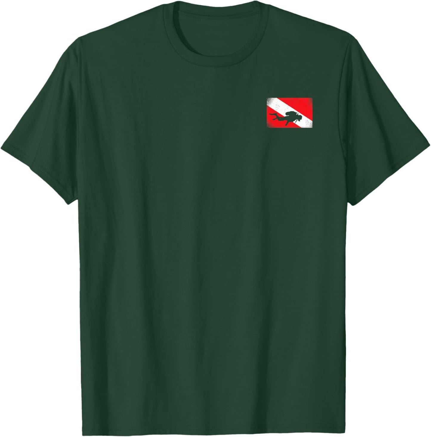 Vintage Scuba Diving Gear American Rescue Scuba Diver T-Shirt - T-Shirt | Forest