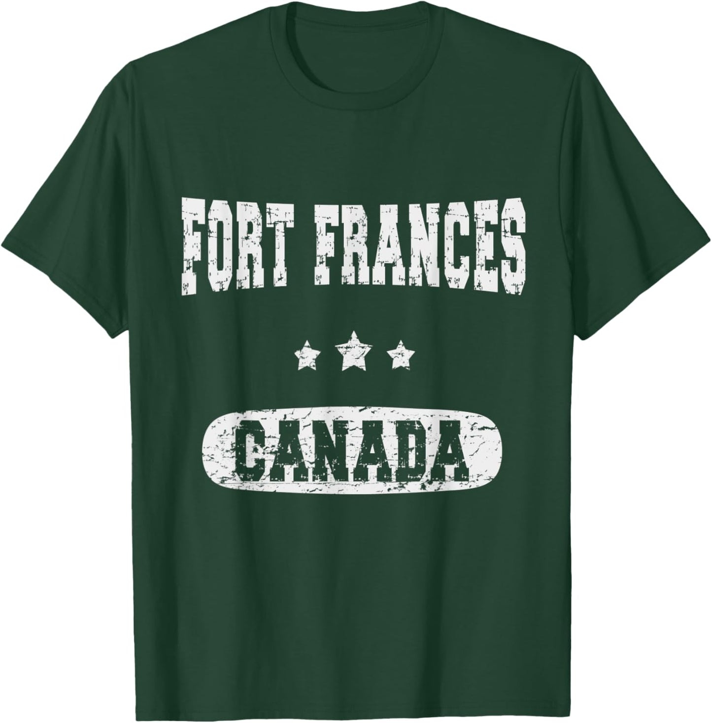 Vintage Fort Frances Canada T-Shirt - T-Shirt | Forest