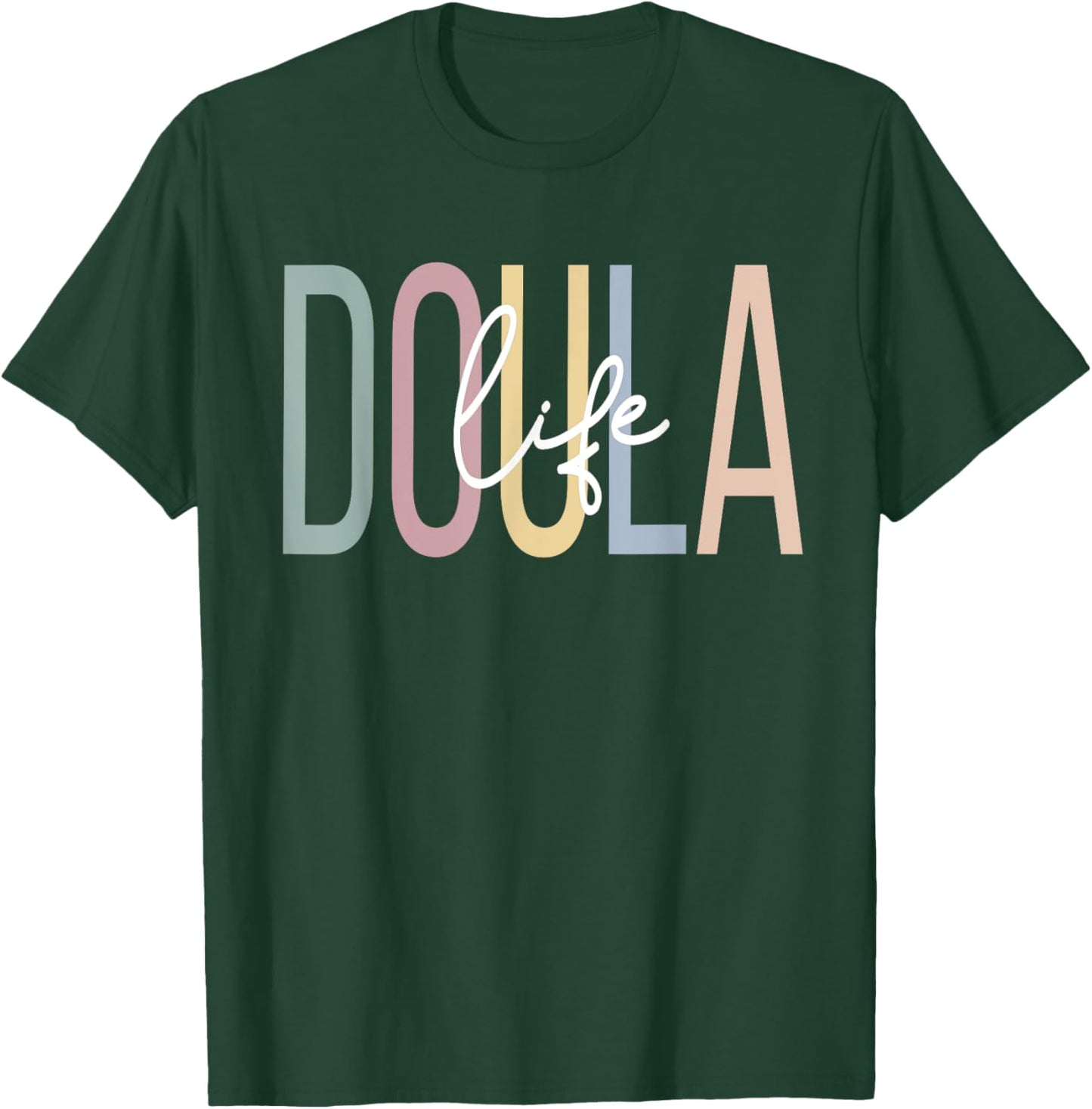 Doula Boho Postpartum Doula T-Shirt - T-Shirt | Forest