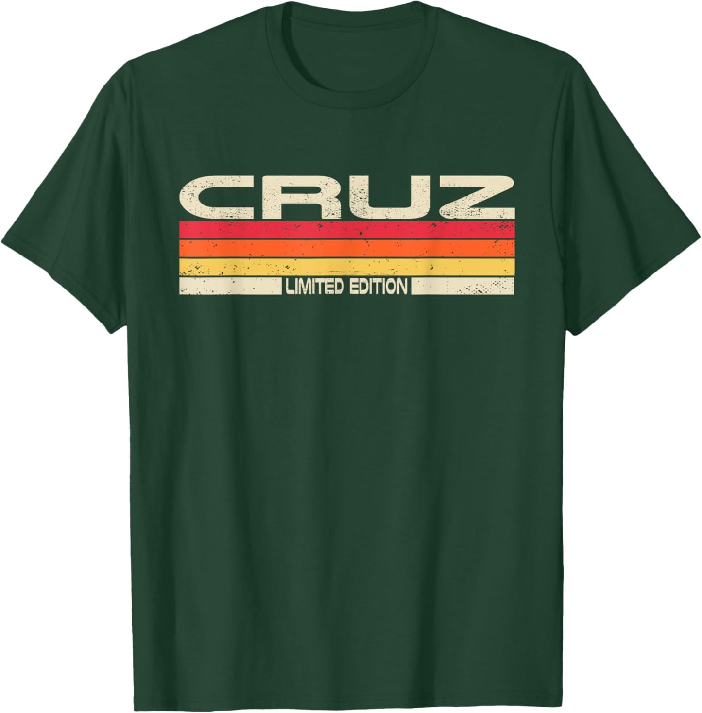 Cruz Surname Birthday Family Reunion 80s 90s Sunset T-Shirt - T-Shirt | Forest