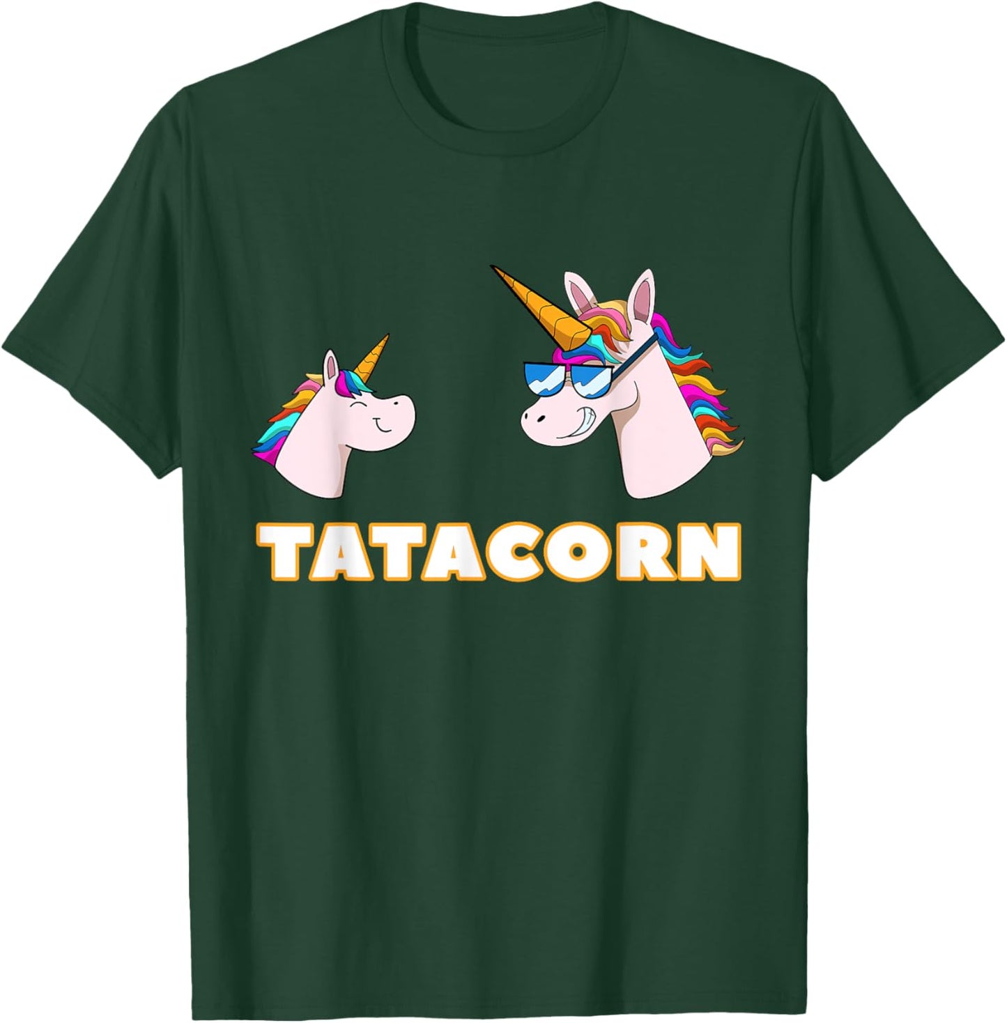 Tatacorn Tata 1 Kid Daddy Unicorn Father's Day T-Shirt - T-Shirt | Forest