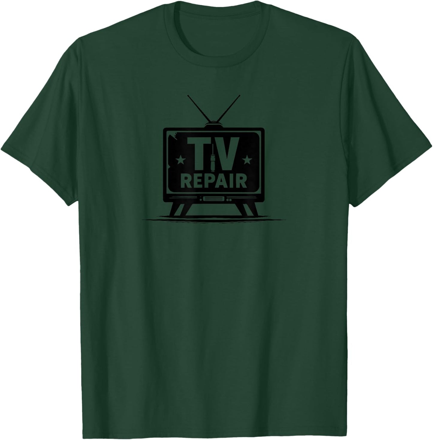 TV Repair T-Shirt - T-Shirt | Forest