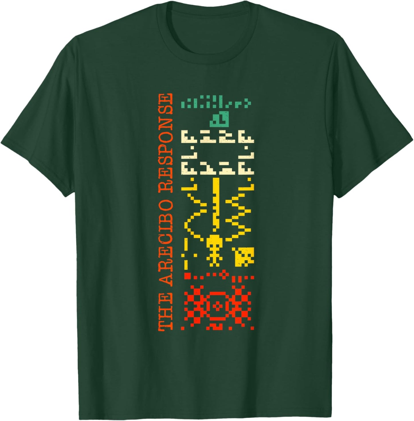 The Arecibo Response Chilbolton Crop Circle Alien Reply T-Shirt - T-Shirt | Forest