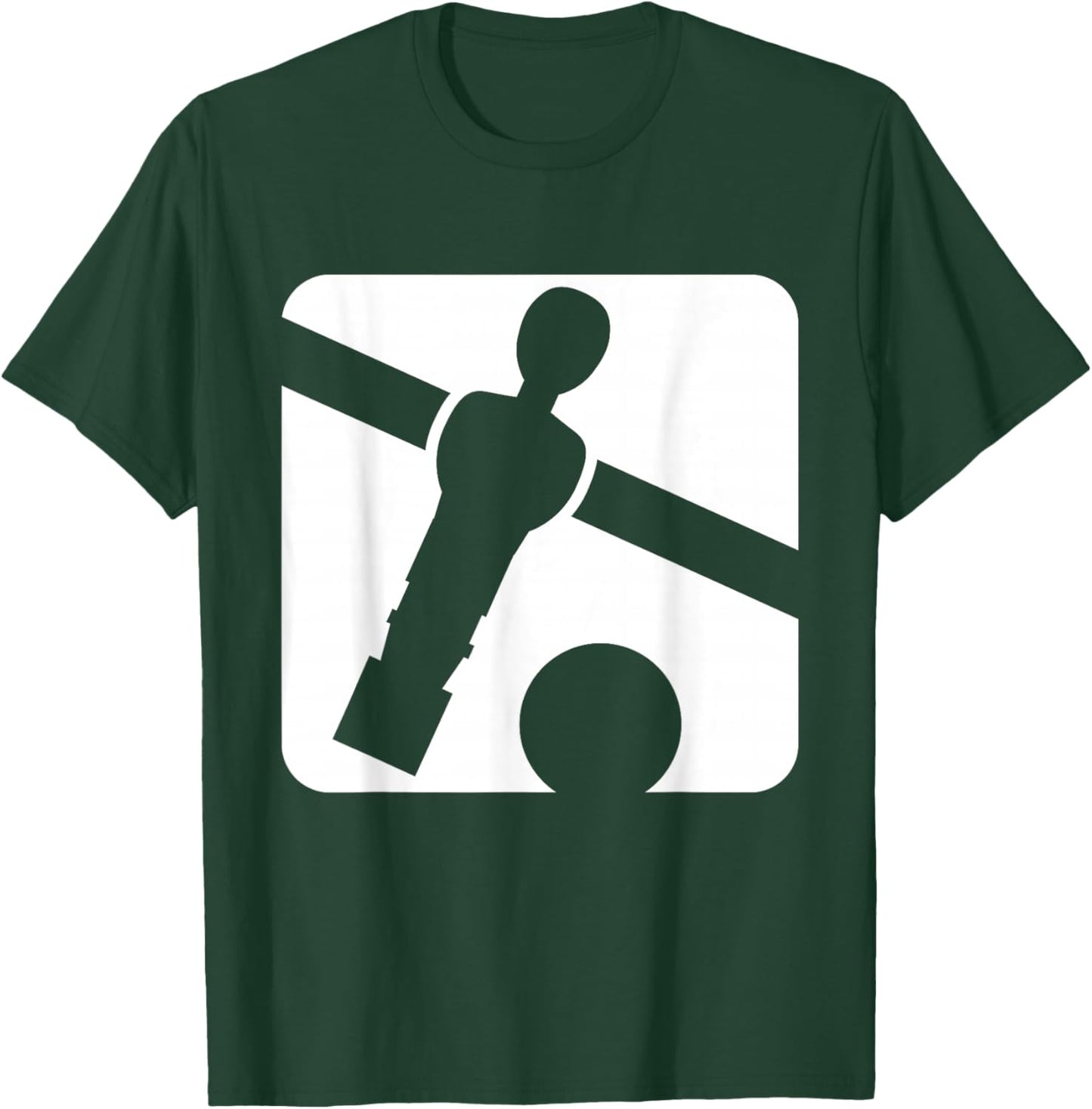 Retro Vintage Foosball Player Table Football Table Soccer T-Shirt - T-Shirt | Forest
