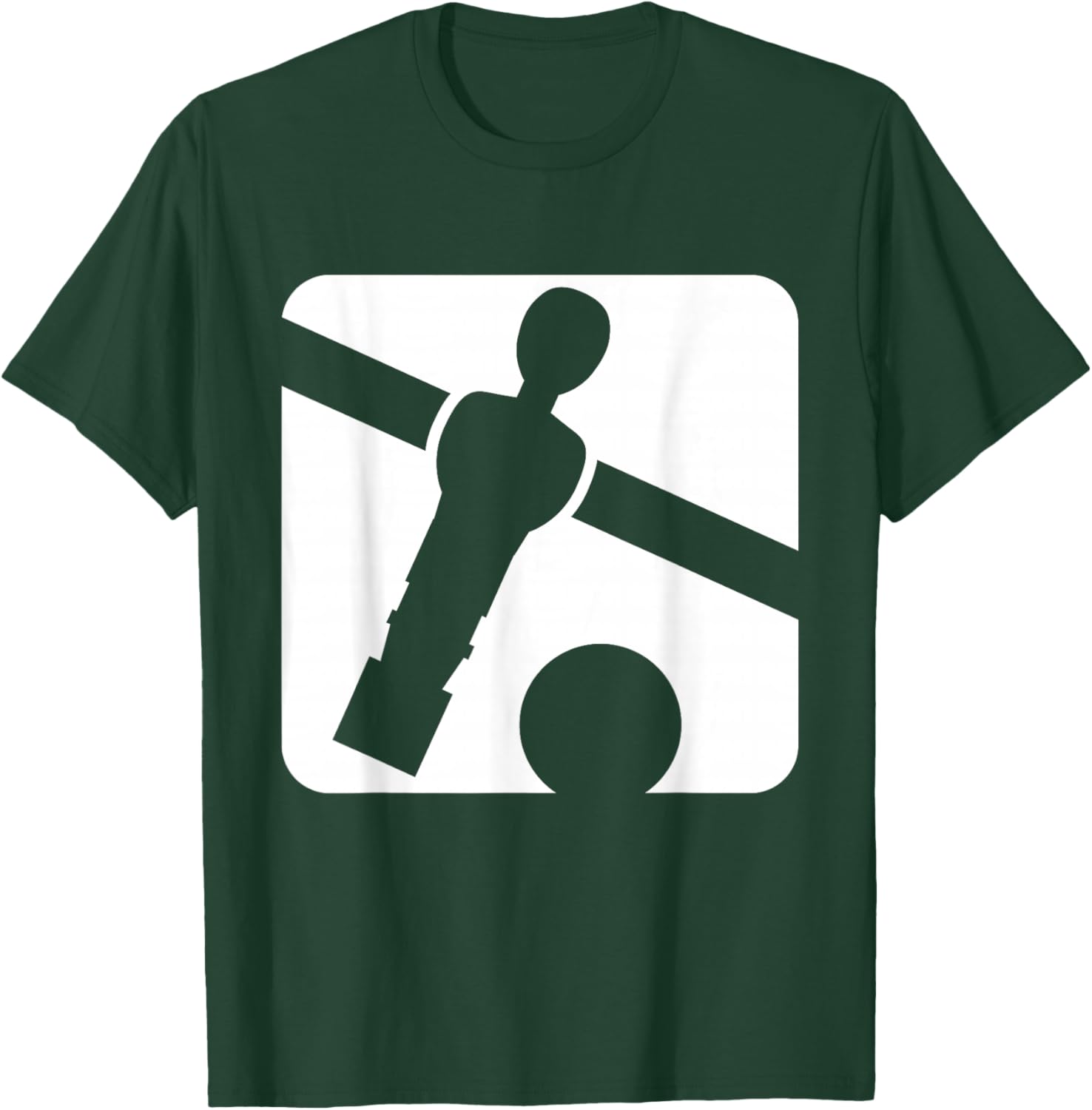 Retro Vintage Foosball Player Table Football Table Soccer T-Shirt - T-Shirt | Forest