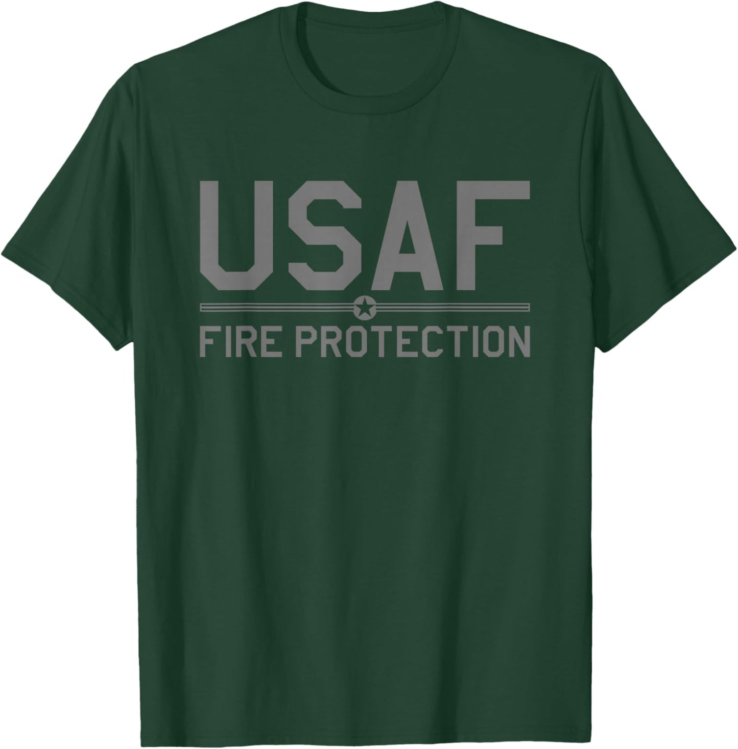 Us Air Force Usaf Fire Protection Rescue Hazmat T-Shirt - T-Shirt | Forest