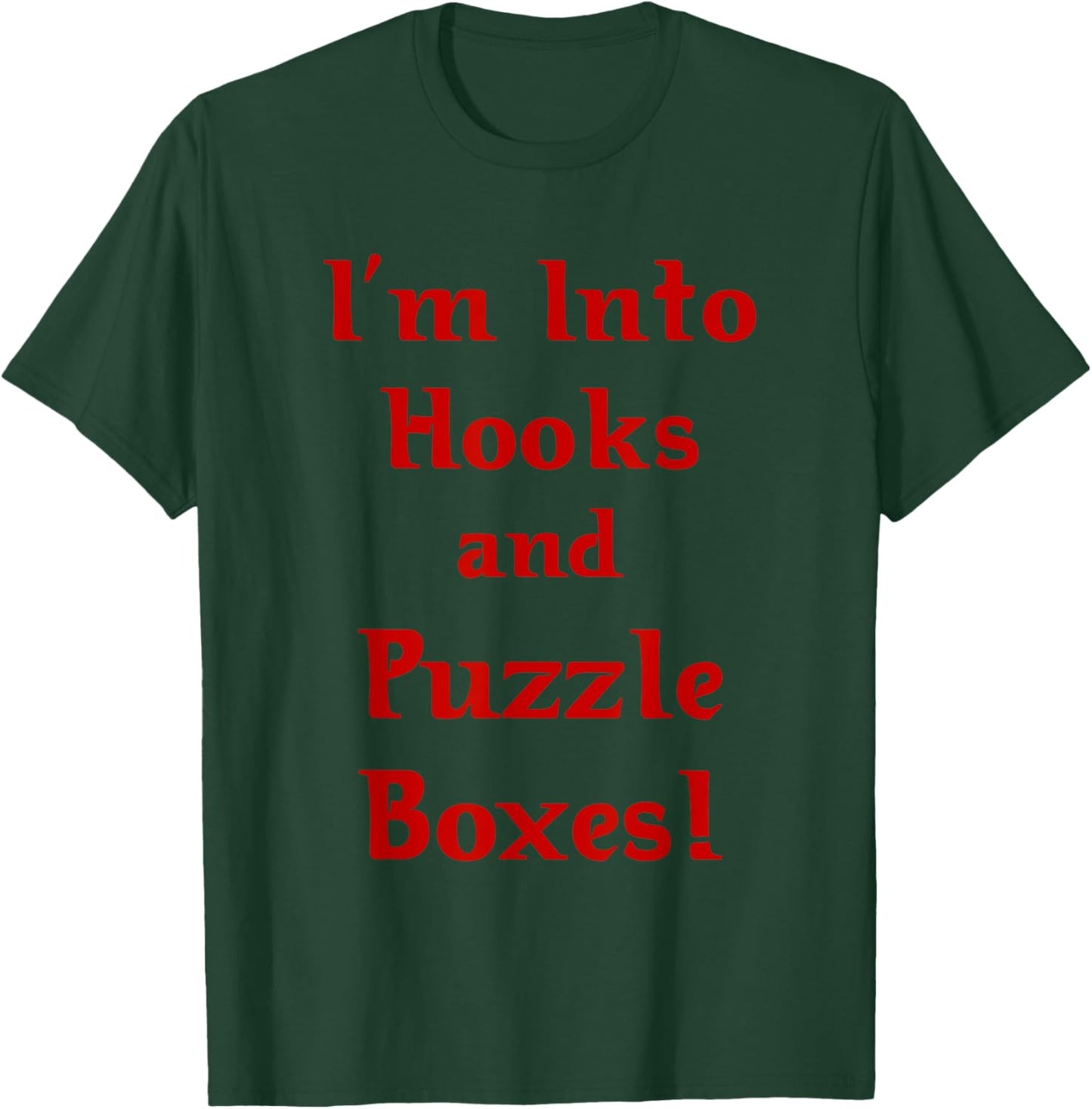 Hellraiser Inspired Hooks and Puzzle Boxes Horror Novelty T-Shirt - T-Shirt | Forest