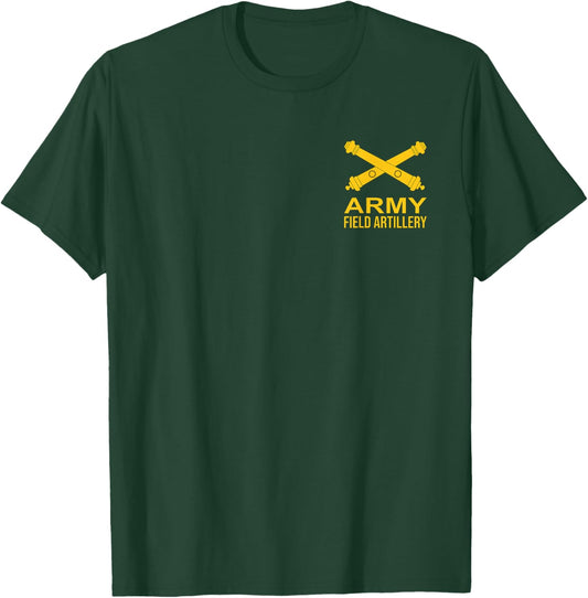 Army Field Artillery Branch US USA T-Shirt - T-Shirt | Forest