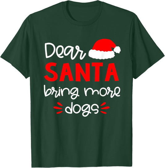 Dear Santa Shirt Funny Matching Family Christmas Pajamas T-Shirt - T-Shirt | Forest