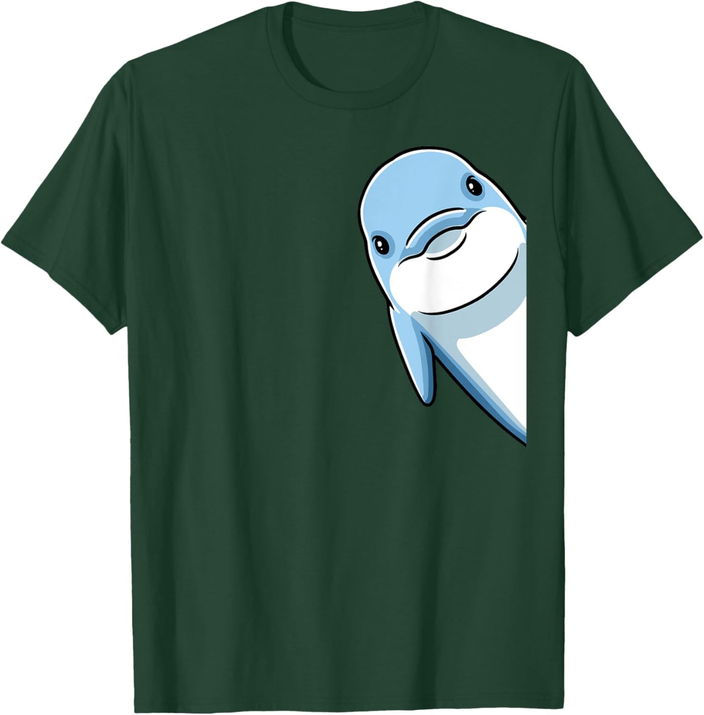 Dolphin Cute Dolphins T-Shirt - T-Shirt | Forest