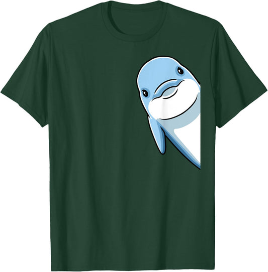 Dolphin Cute Dolphins T-Shirt - T-Shirt | Forest