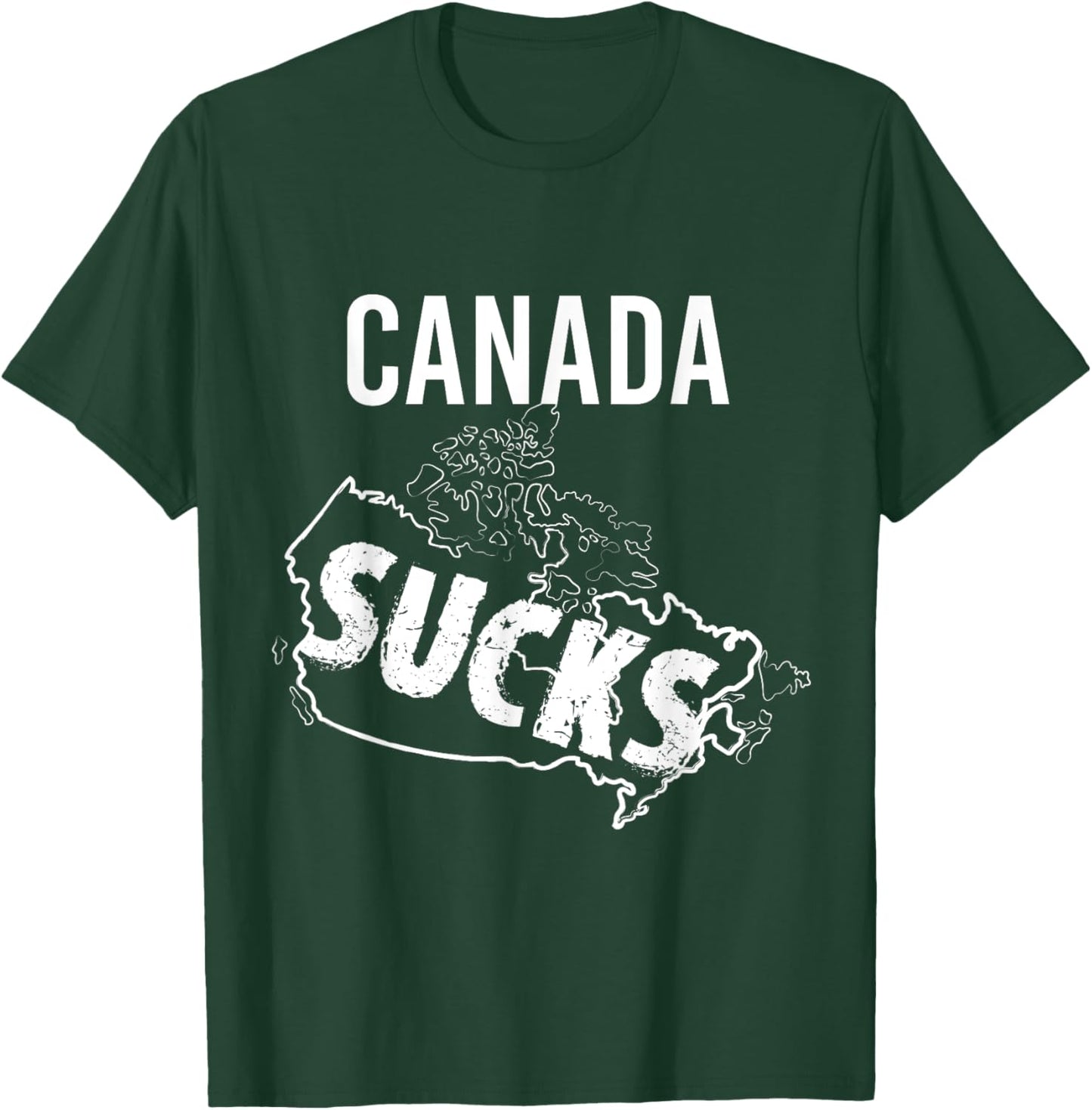 Funny Canada Sucks Sport Fans Teasing T Shirt T-Shirt - T-Shirt | Forest