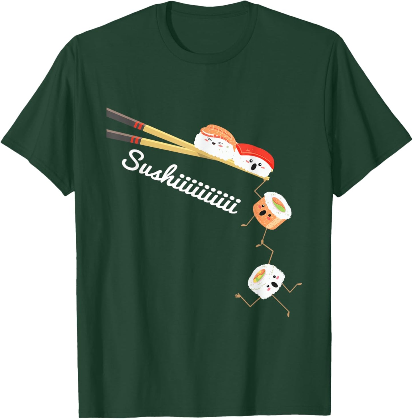 Sushi Lover Japan Lover Japanese Cuisine Chef Foodie T-Shirt - T-Shirt | Forest