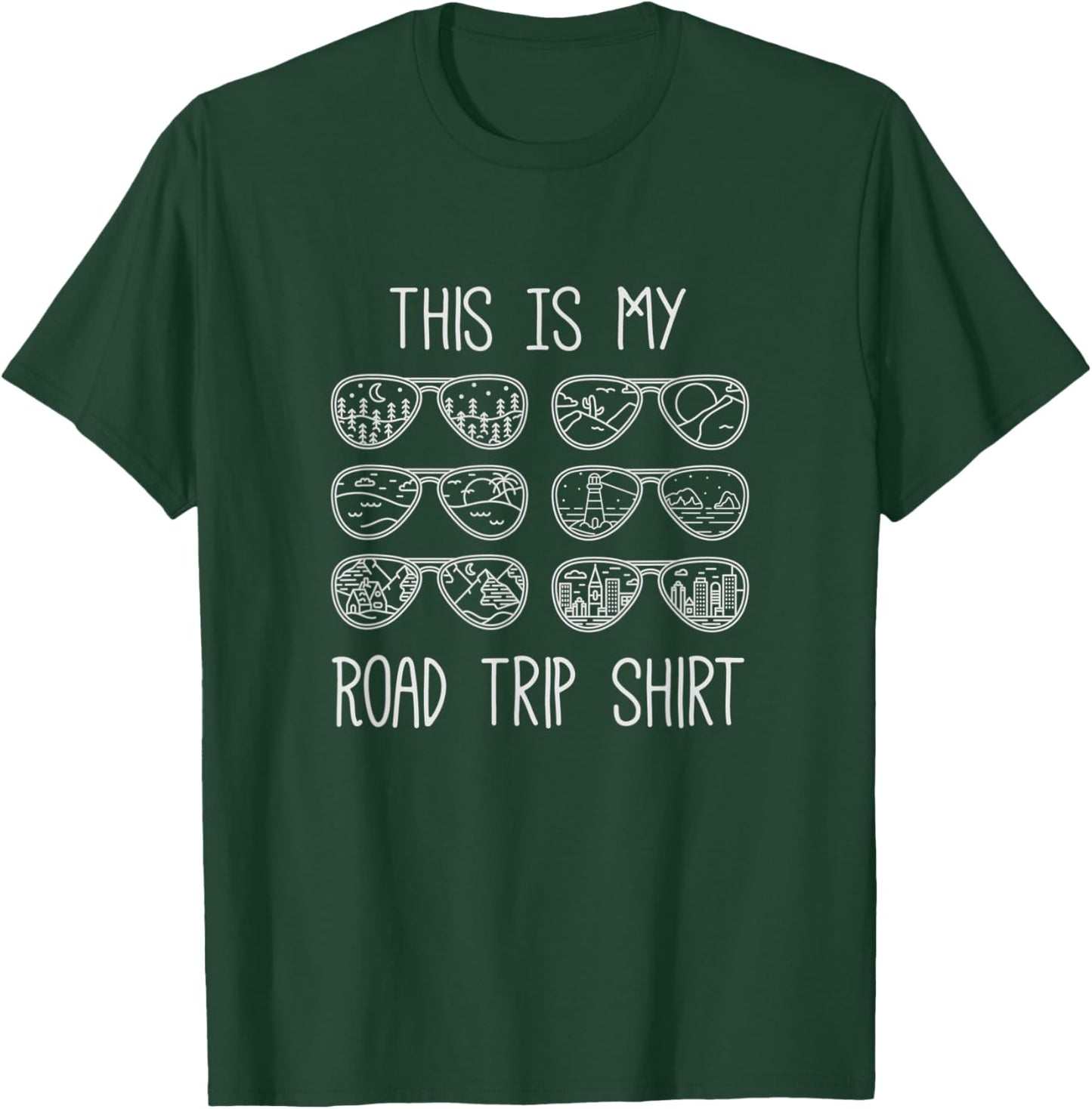 This Is My Road Trip Shirt - Vacation Family Friend Camping T-Shirt - T-Shirt | Forest