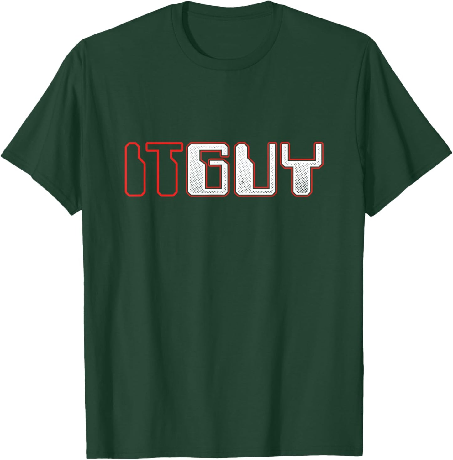 IT Guy Programmer Tech Support Developer Coder Nerd Techie T-Shirt - T-Shirt | Forest