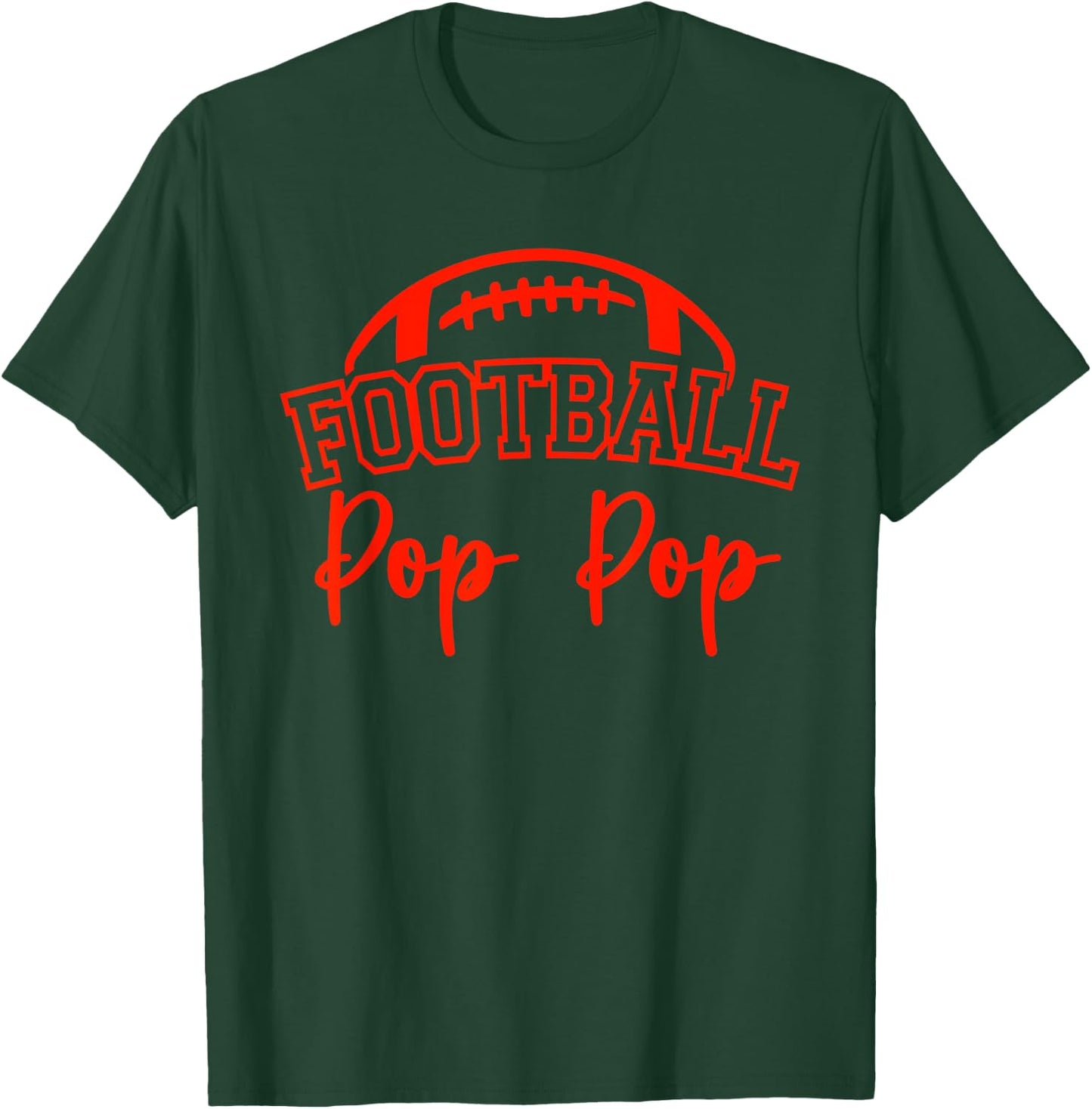 Football Pop Pop Matching Family Football T-Shirt - T-Shirt | Forest