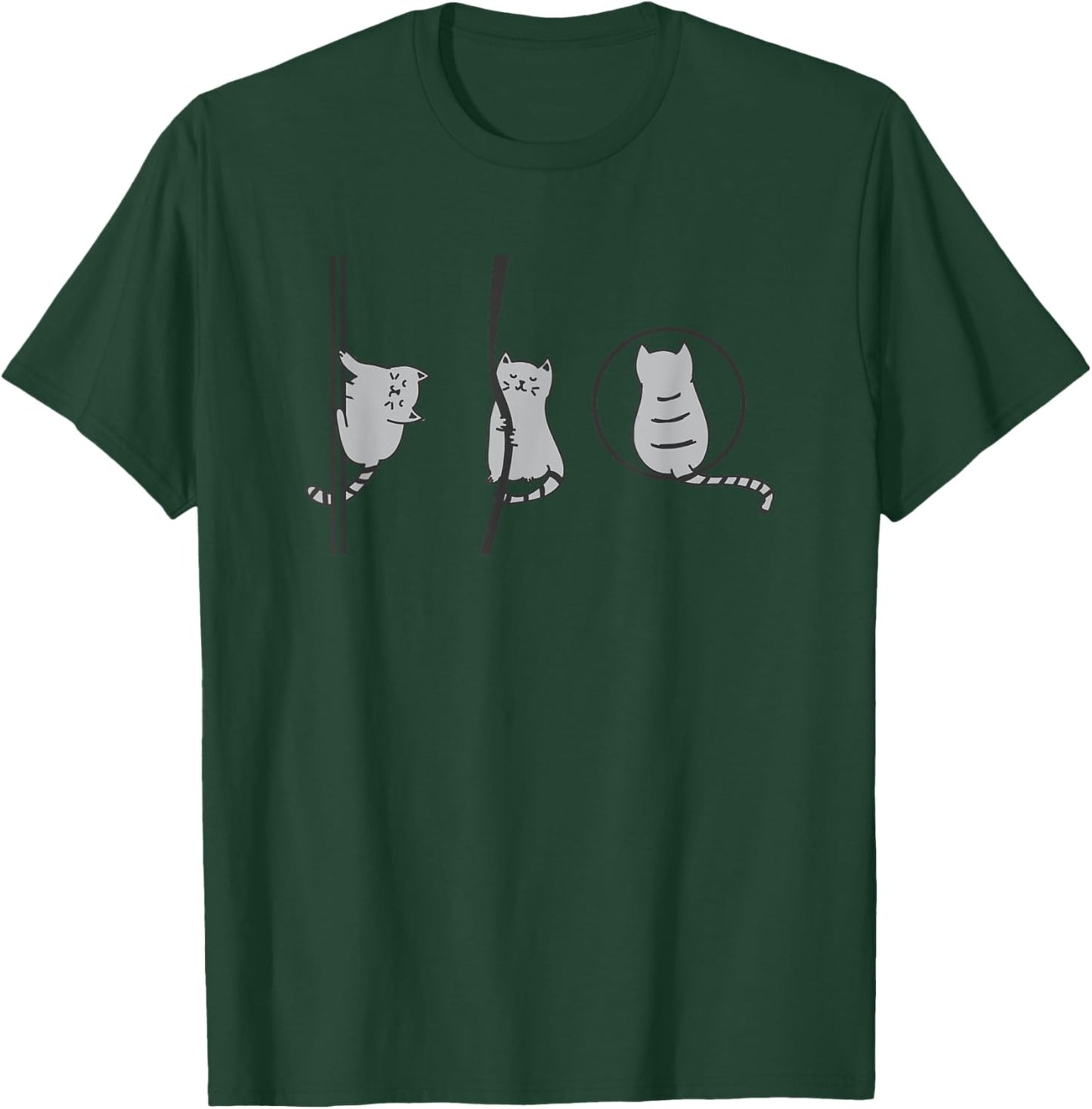 Circus Aerialist Cat Aerialist Yogi Dancer Aerial Lover Women T-Shirt - T-Shirt | Forest