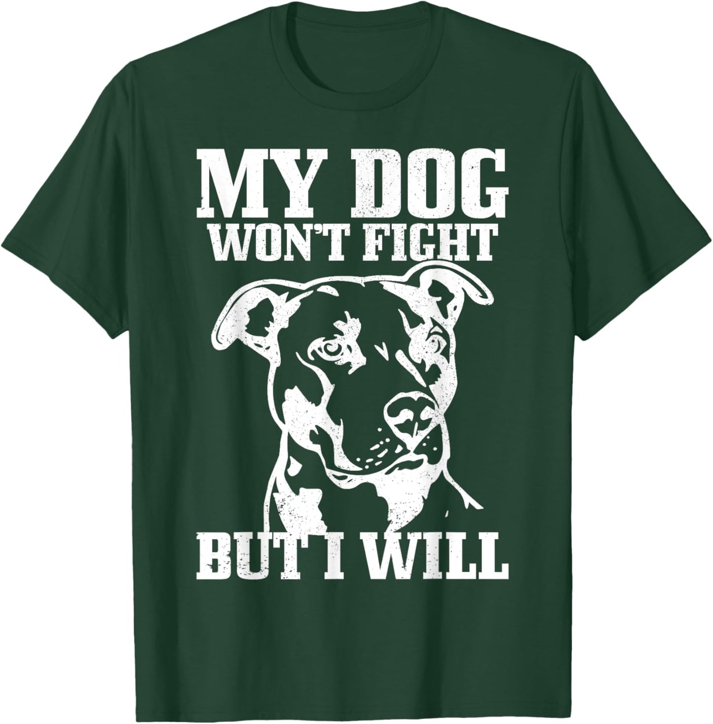 Pitbull Funny Dog Pitbull Mom Pitbull Dad Men Women Kids T-Shirt - T-Shirt | Forest