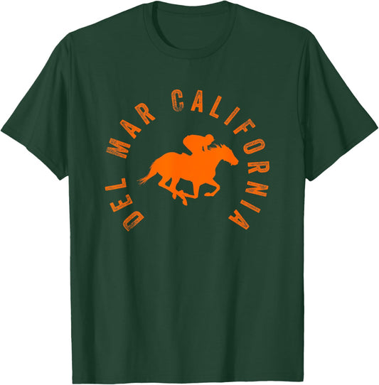 Del Mar California Horse Racing T-Shirt - T-Shirt | Forest