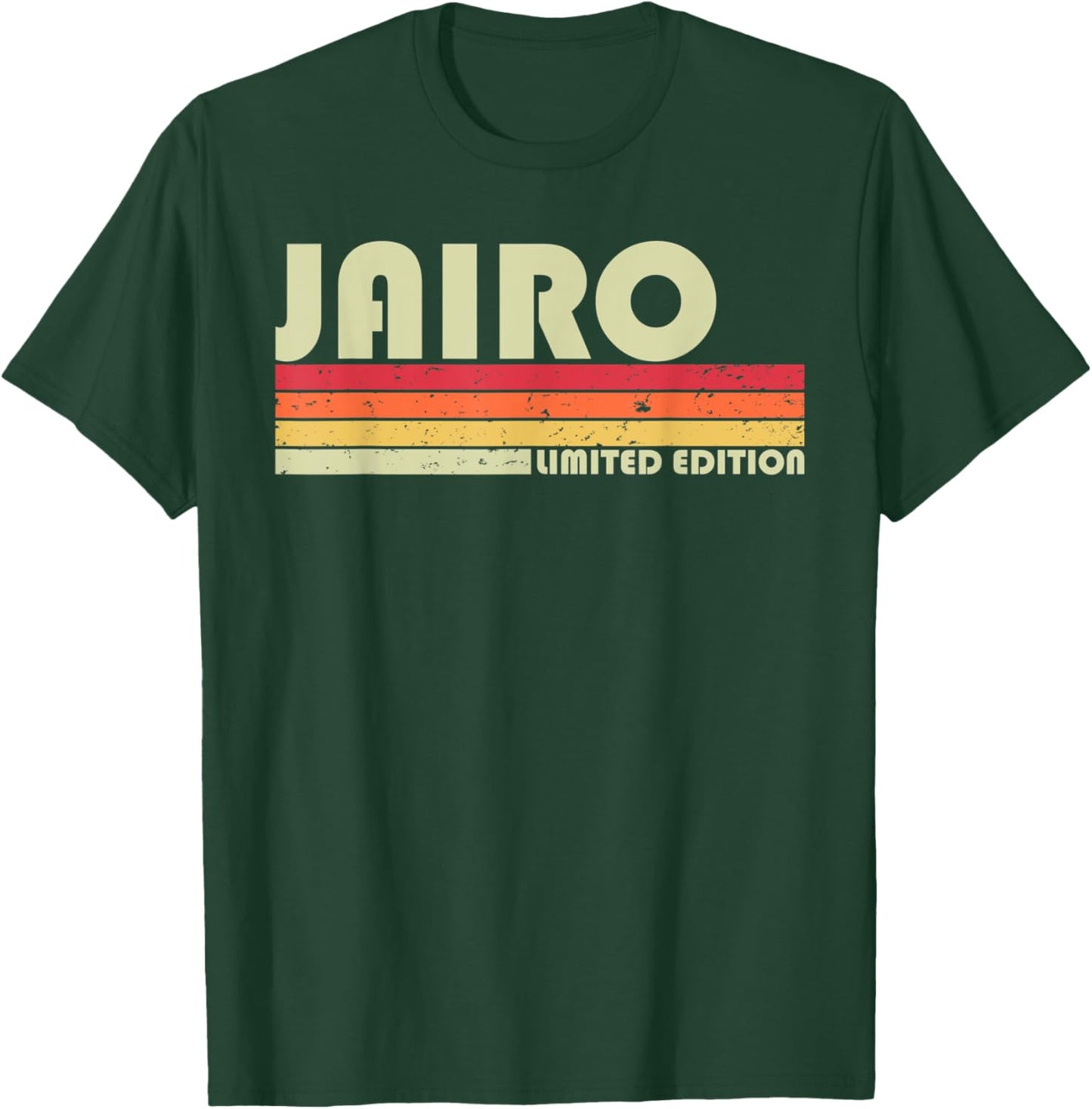 JAIRO Gift Name Personalized Funny Retro Vintage Birthday T-Shirt - T-Shirt | Forest