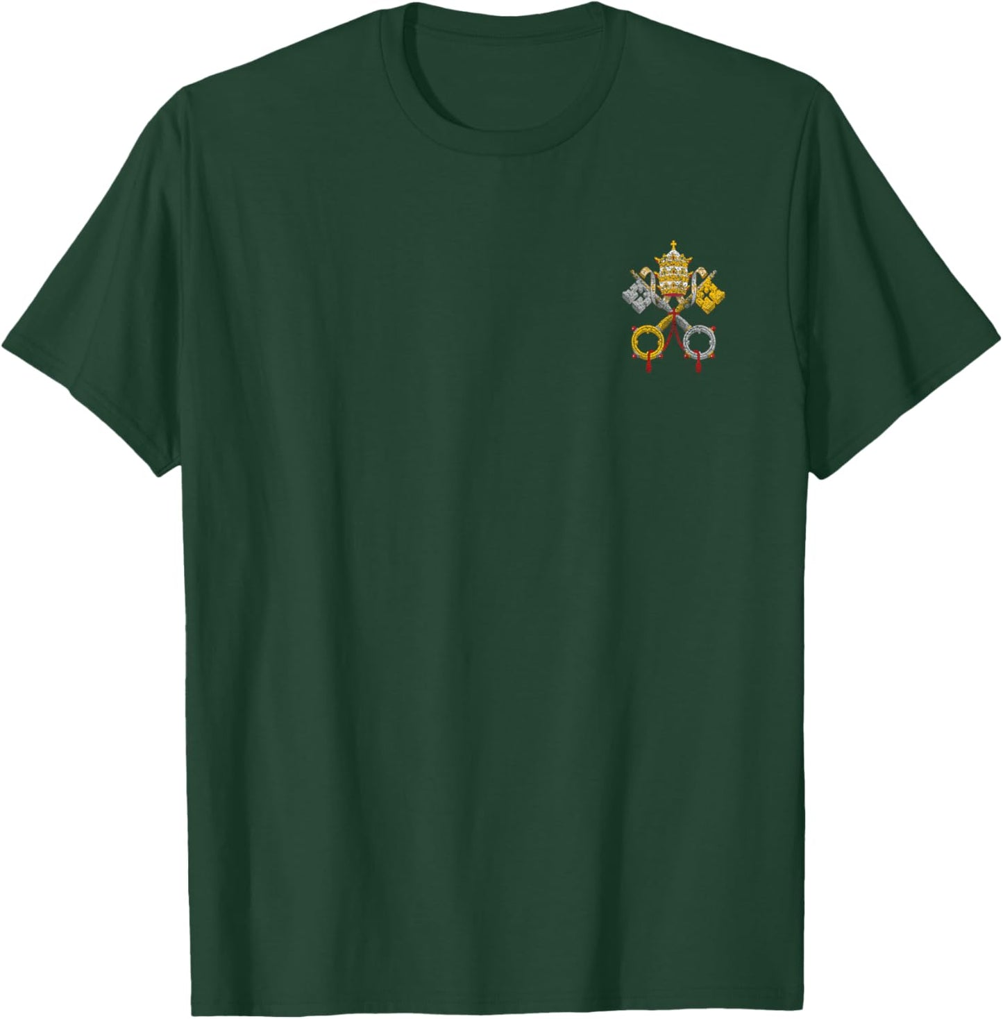 Vatican City Flag Coat of Arms Rome St. Peter's Square T-Shirt - T-Shirt | Forest