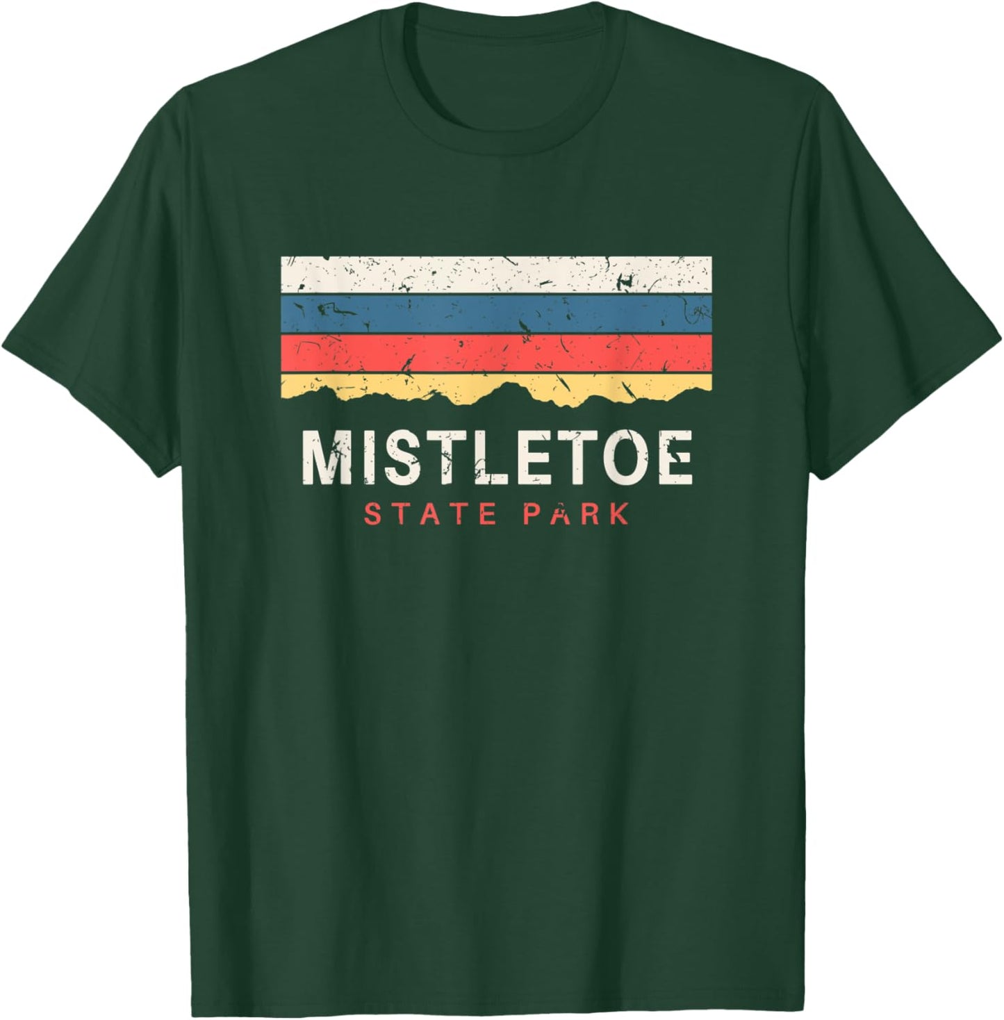 Mistletoe State Park Georgia Retro GA Vintage T-Shirt - T-Shirt | Forest
