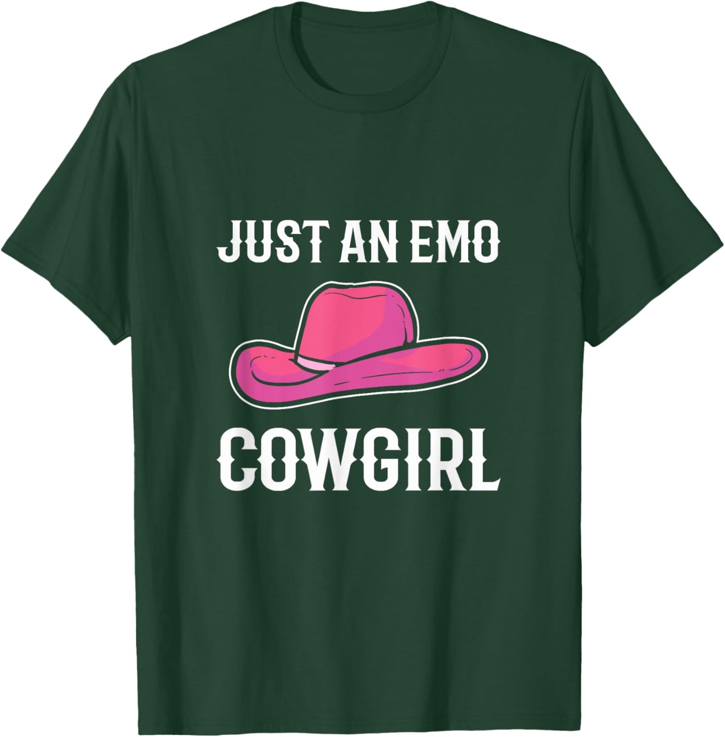 Emo Cowgirl. Emotional Lady T-Shirt - T-Shirt | Forest