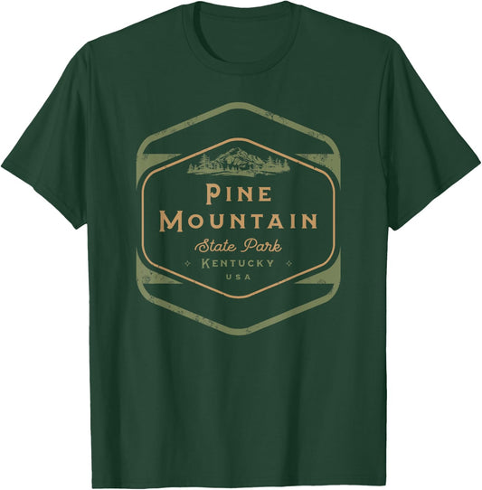 Pine Mountain State Resort Park Kentucky Retro Vintage T-Shirt - T-Shirt | Forest