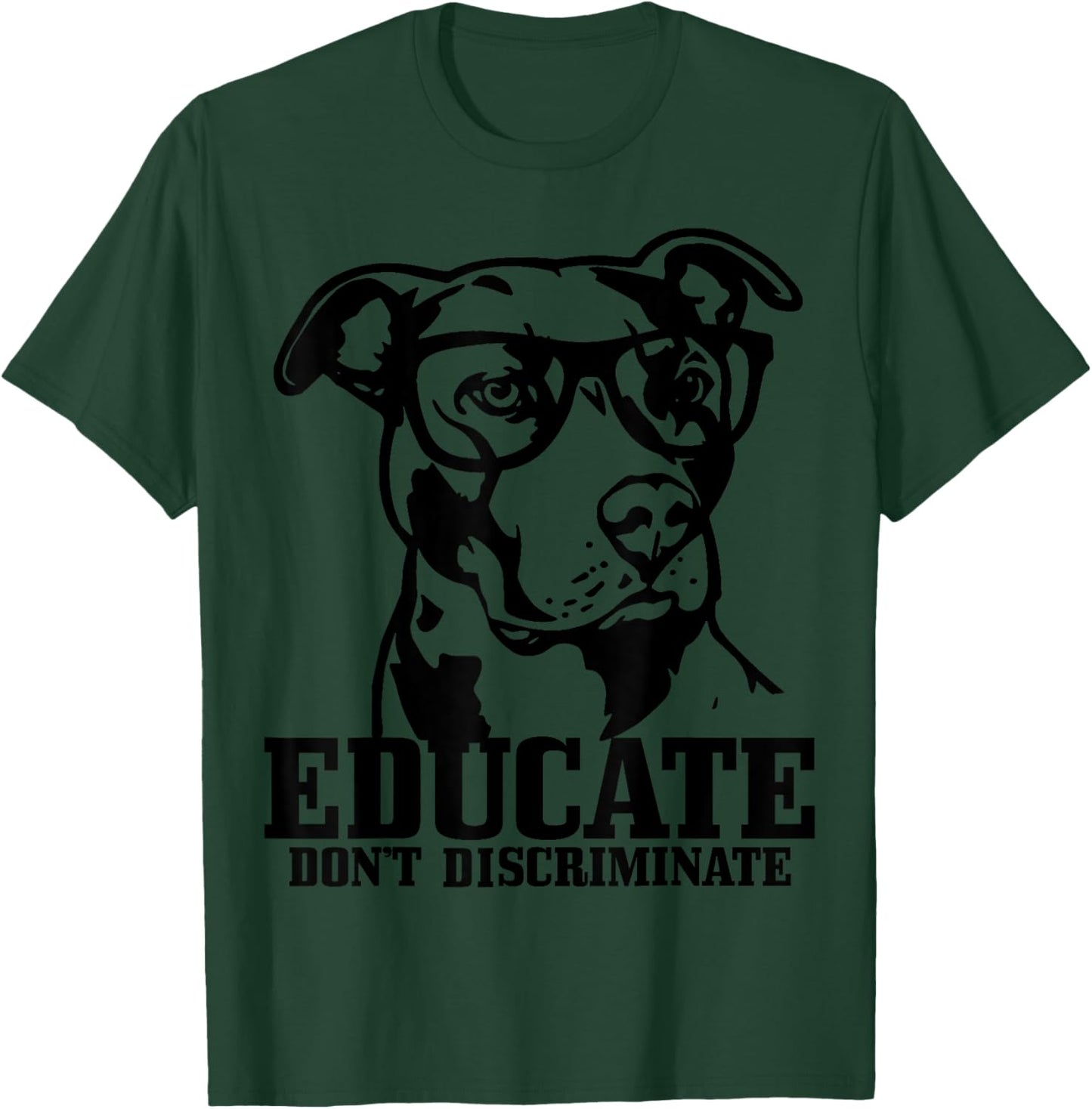 Pitbull Funny Dog Pitbull Mama Papa T-Shirt - T-Shirt | Forest