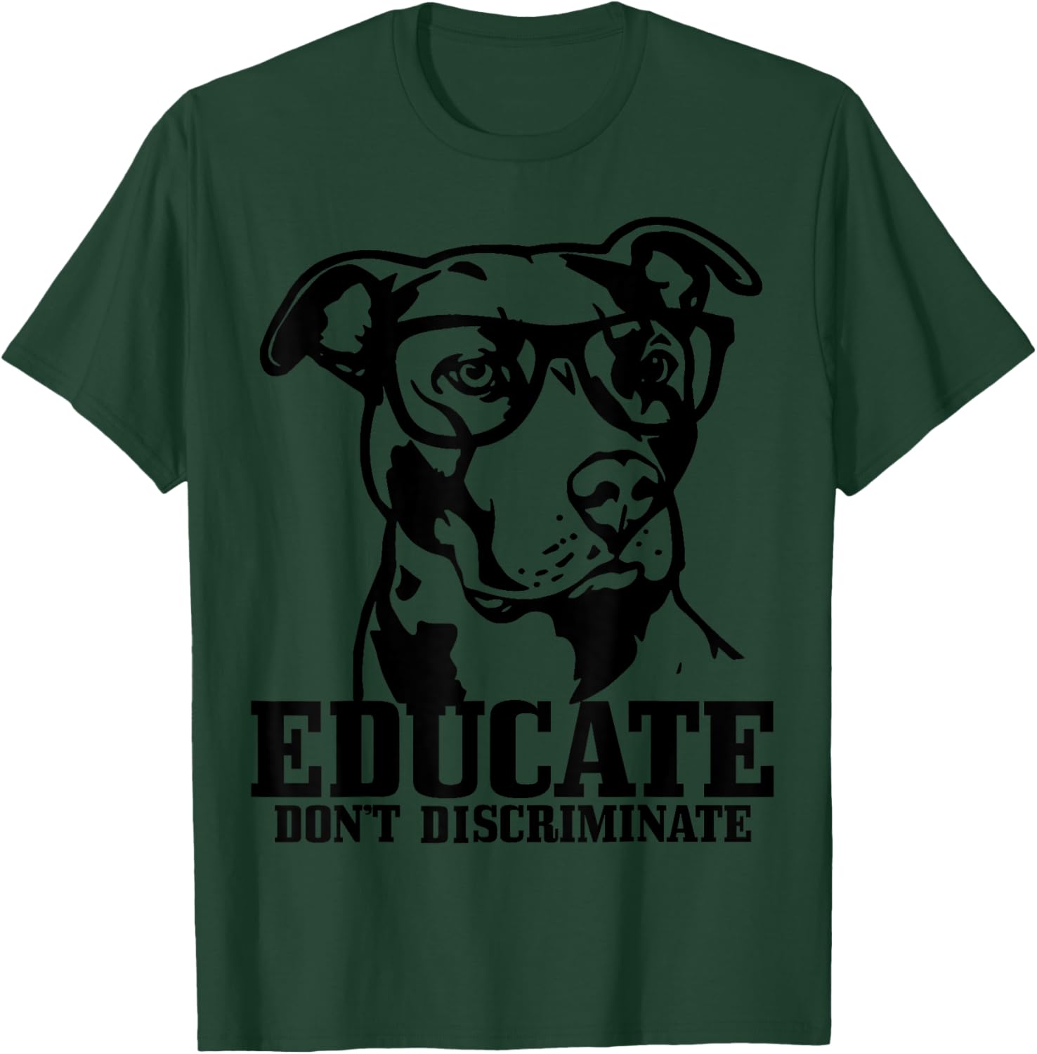 Pitbull Funny Dog Pitbull Mama Papa T-Shirt - T-Shirt | Forest