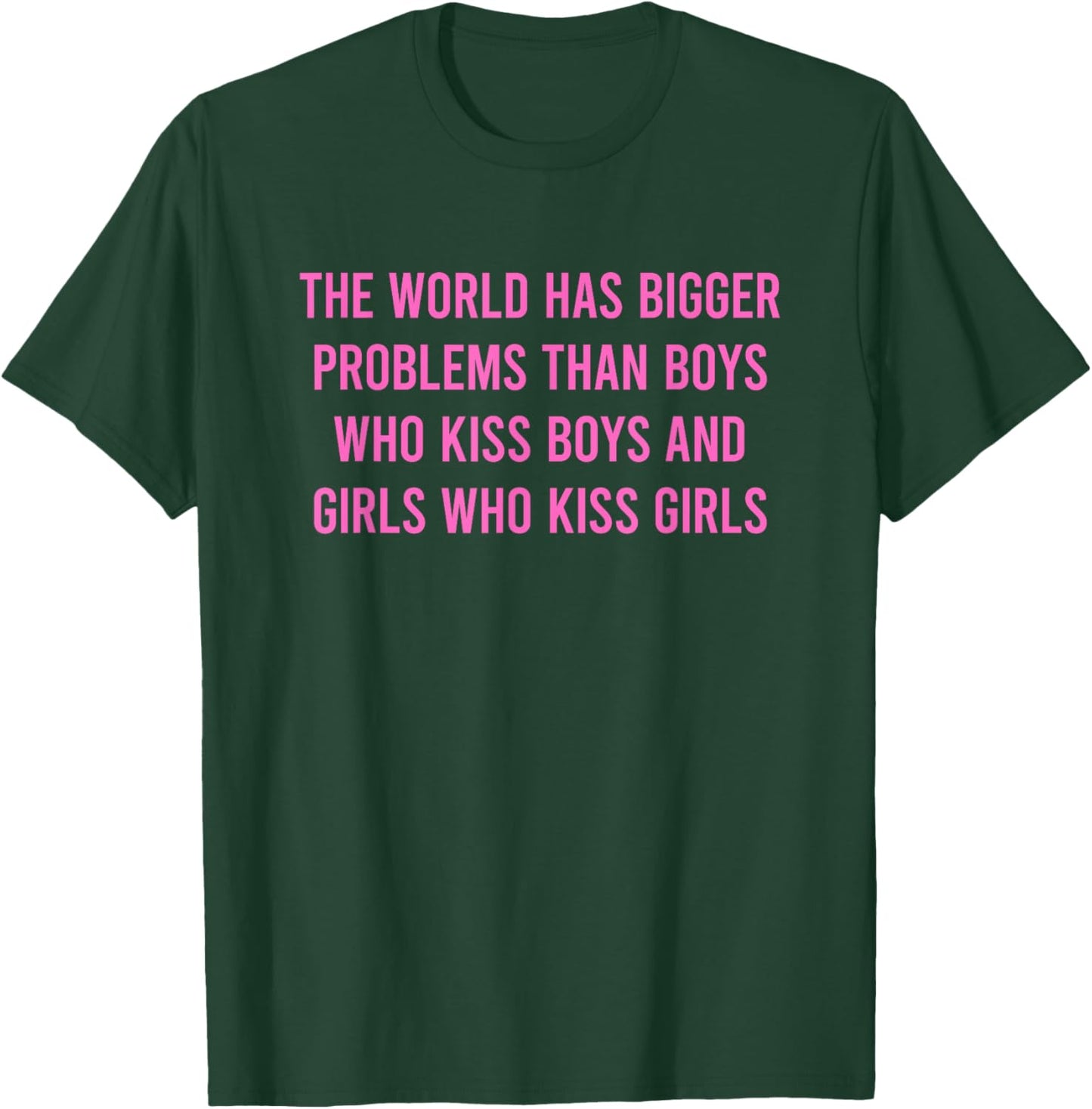 The World Has Bigger Problems Gay Pride Lesbian T-Shirt - T-Shirt | Forest