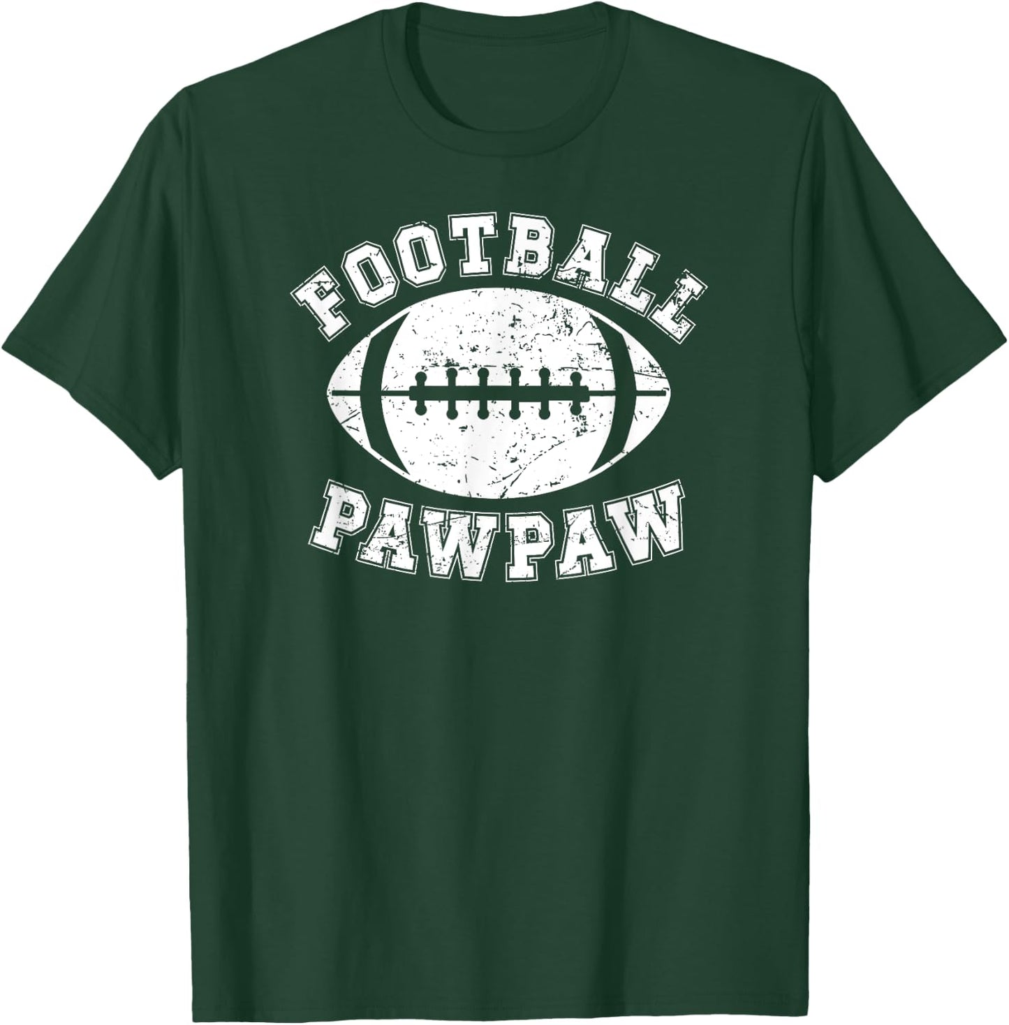 Football Pawpaw Grandpa Pawpaw Of A Football Player Pawpaw T-Shirt - T-Shirt | Forest