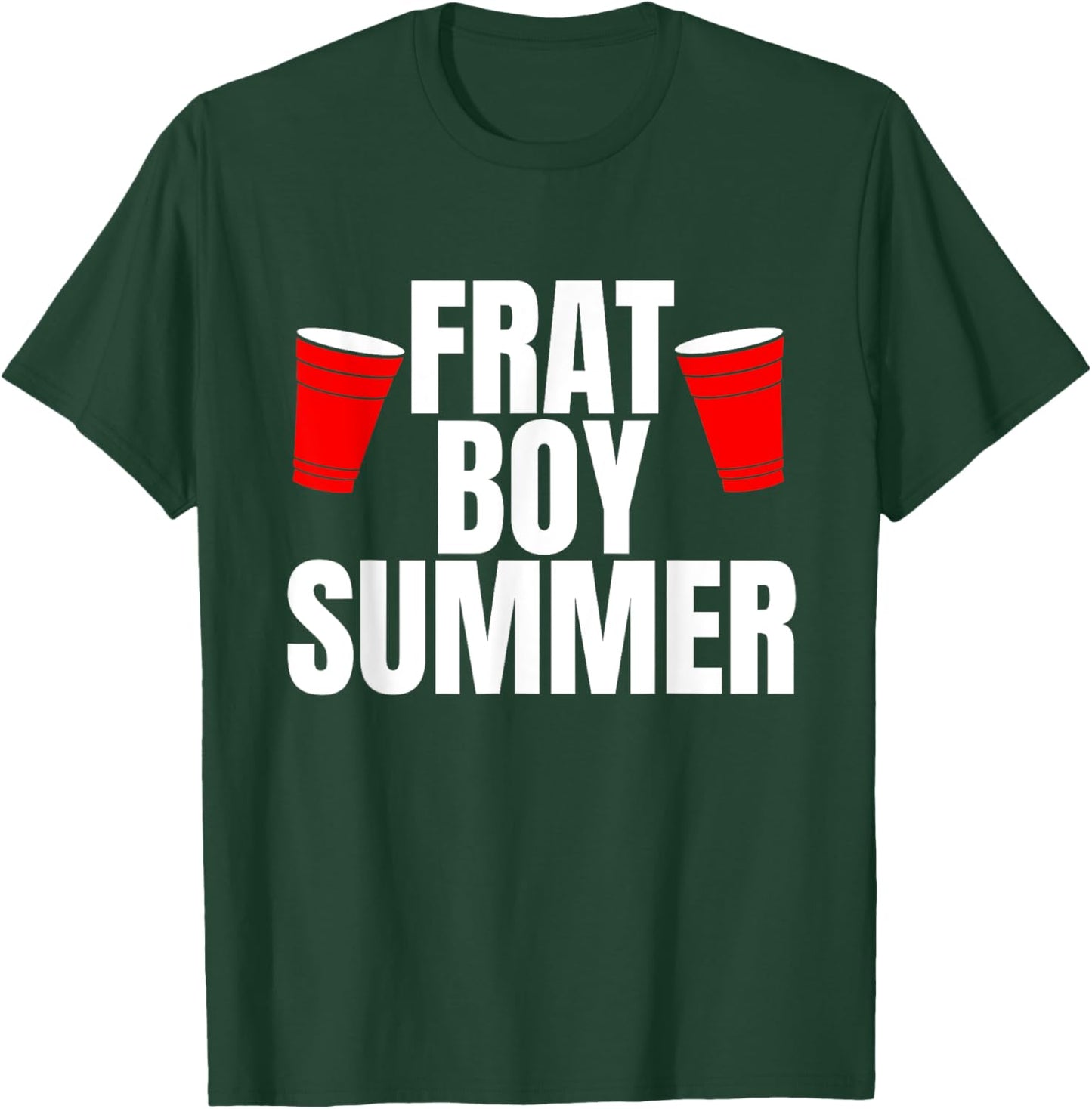 Frat Boy Summer Beer Pong T-Shirt - T-Shirt | Forest