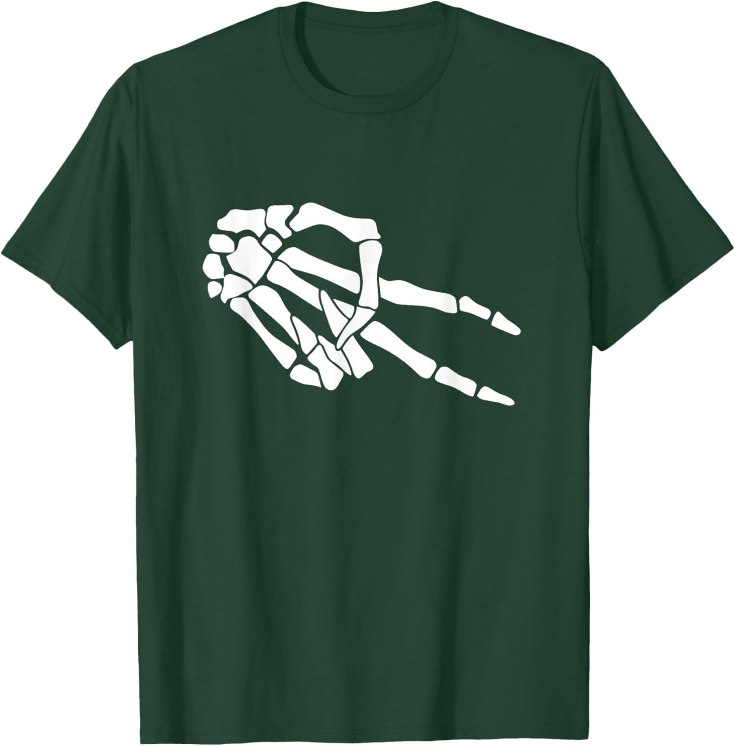 Unique Biker Wave Skeleton Hand For Motorcycle Riders T-Shirt - T-Shirt | Forest
