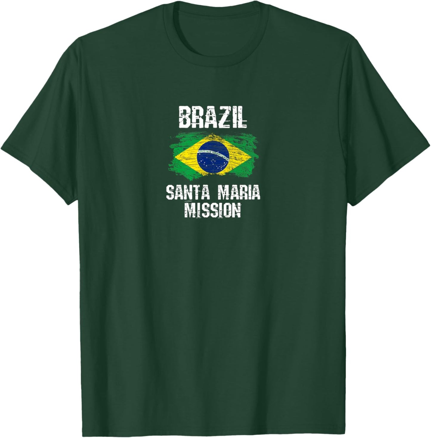 Brazil Santa Maria Mission T-Shirt - T-Shirt | Forest