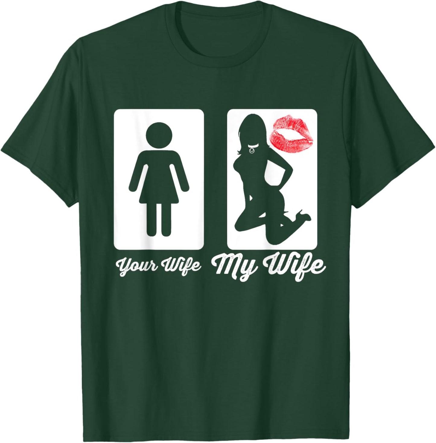 Your Wife My Wife Submissive Bdsm T Shirt Munch T-Shirt - T-Shirt | Forest