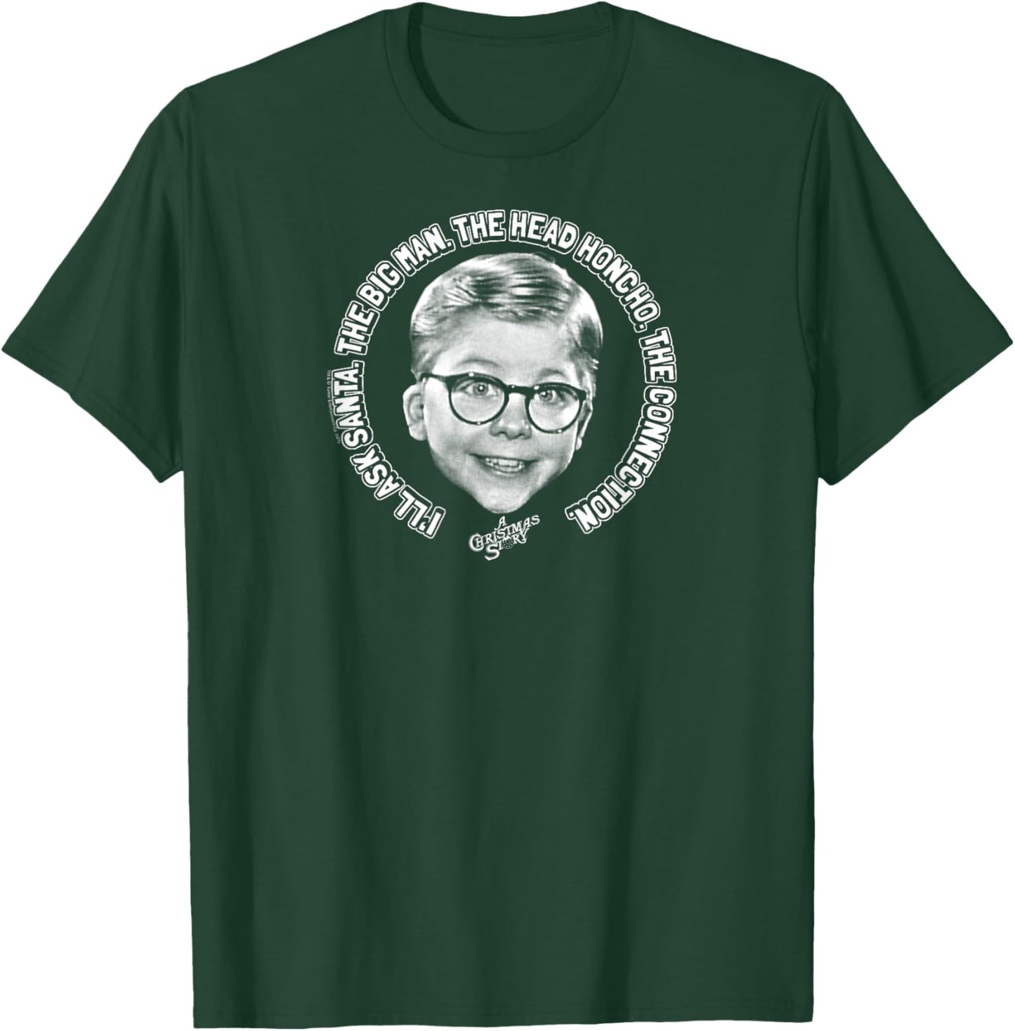 A Christmas Story Ask Santa Ralphie Funny Holiday T-Shirt - T-Shirt | Forest