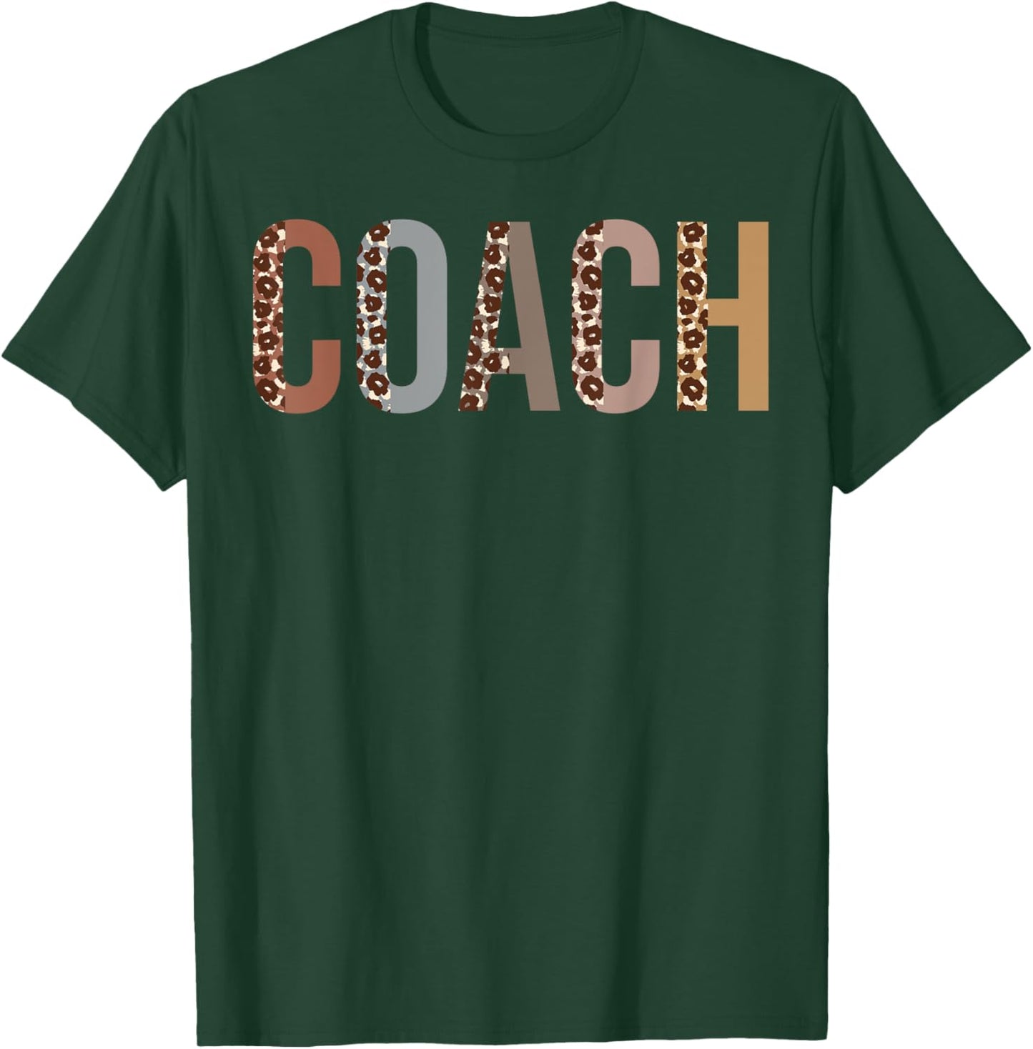 Leopard Coach Supplies Funny Back to School T-Shirt - T-Shirt | Forest