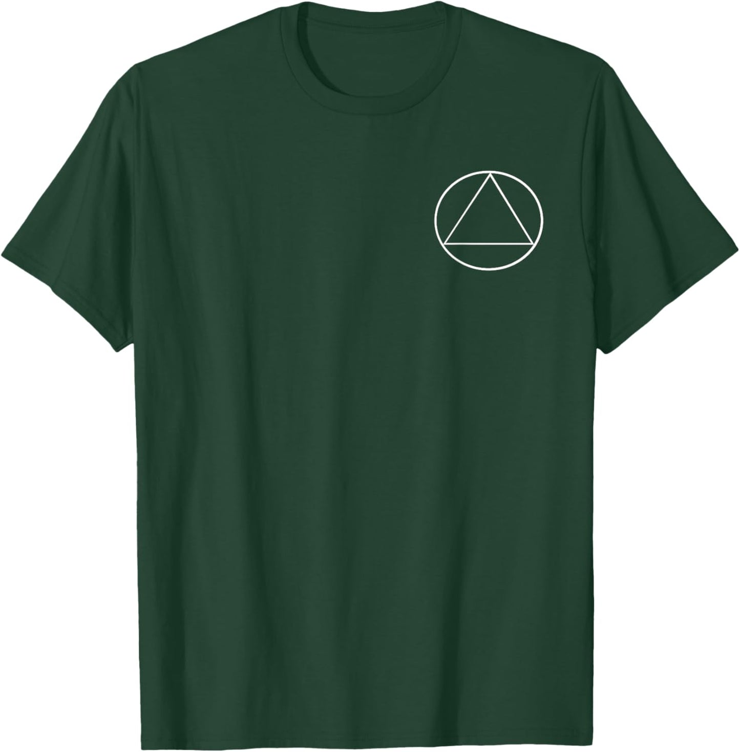 Sobriety Recover Alcohol Abstinence Sober AA Supporter T-Shirt - T-Shirt | Forest