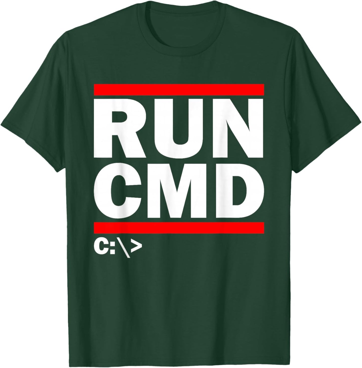 Admins Programmers Run CMD T-Shirt - T-Shirt | Forest
