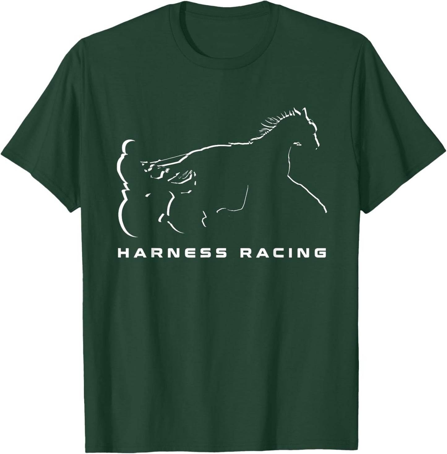 Harness Racing Clothing - Harness Racing T-Shirt - T-Shirt | Forest