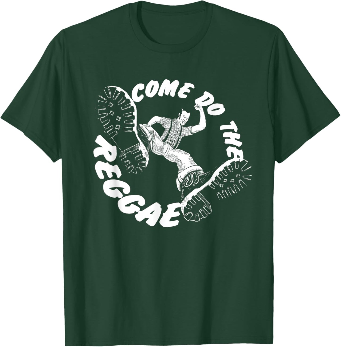 Traditional Skinhead Reggae Shirt - Ska Boss Reggae T-Shirt - T-Shirt | Forest