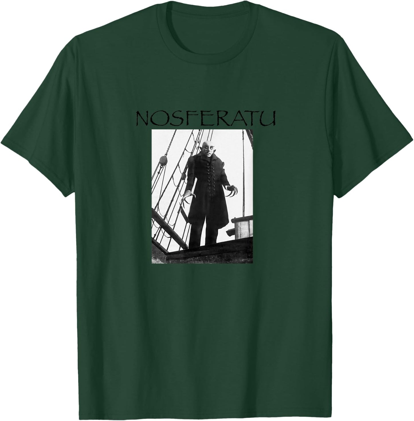 Officially Branded -Kids Black Cotton Modern Classic Fit - NOSFERATU T-Shirt - T-Shirt | Forest