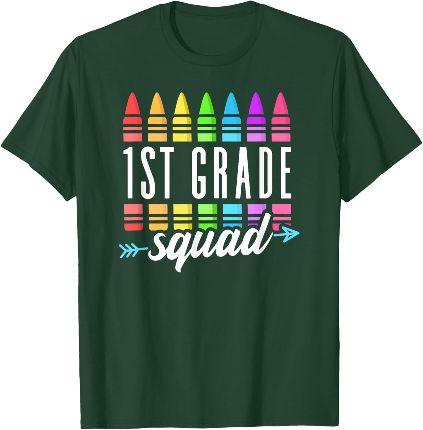1st Grade Squad Back to School First Grade Teacher Boy Girl T-Shirt - T-Shirt | Forest
