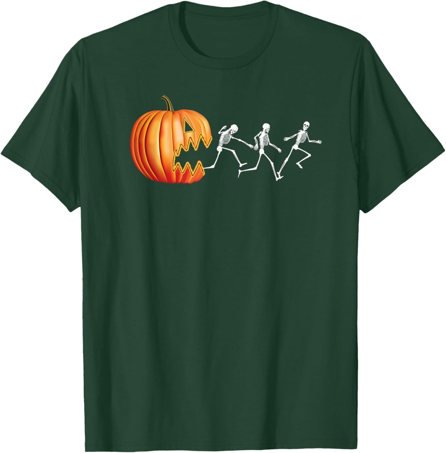 Funny Halloween Pumpkin Skeletons Jack o Lantern T-Shirt - T-Shirt | Forest