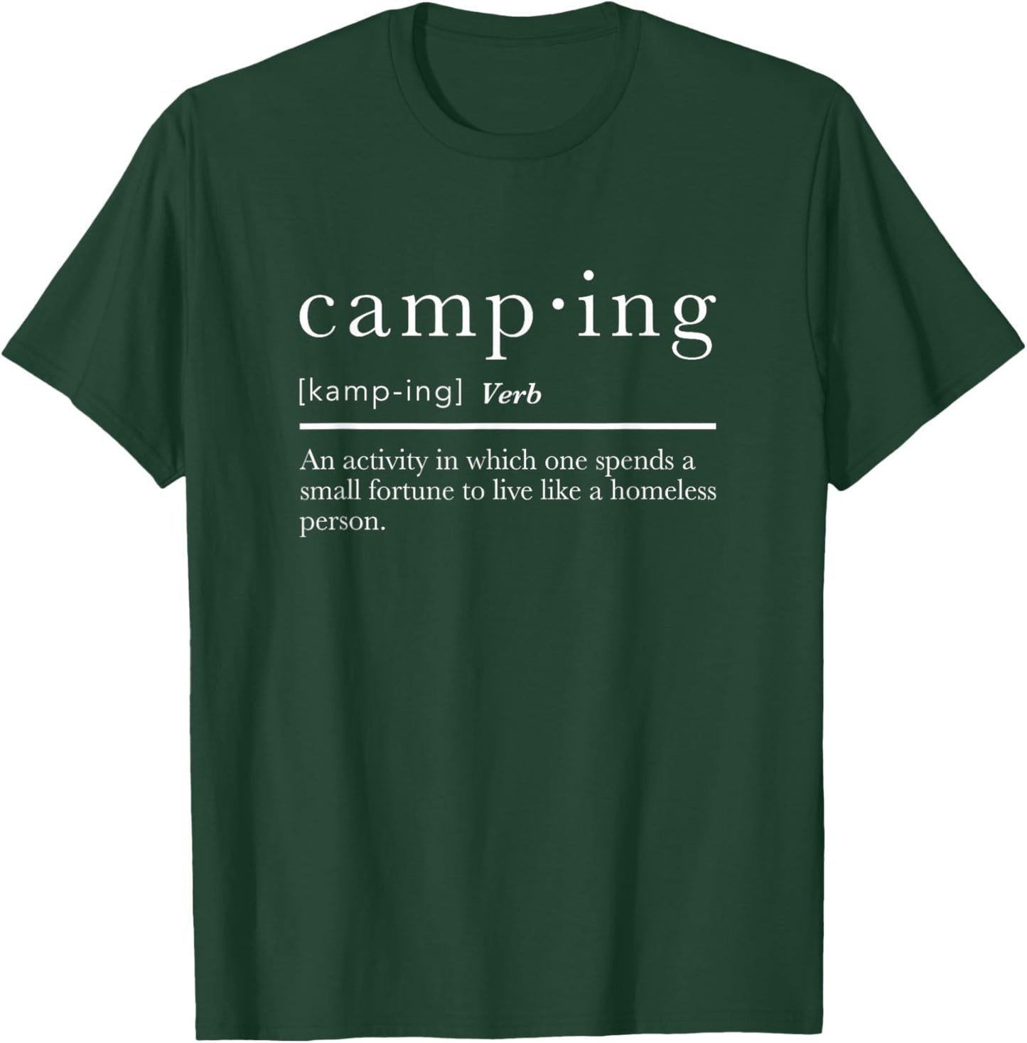 Funny Camping Shirts Women Definition Camp T-Shirt - T-Shirt | Forest