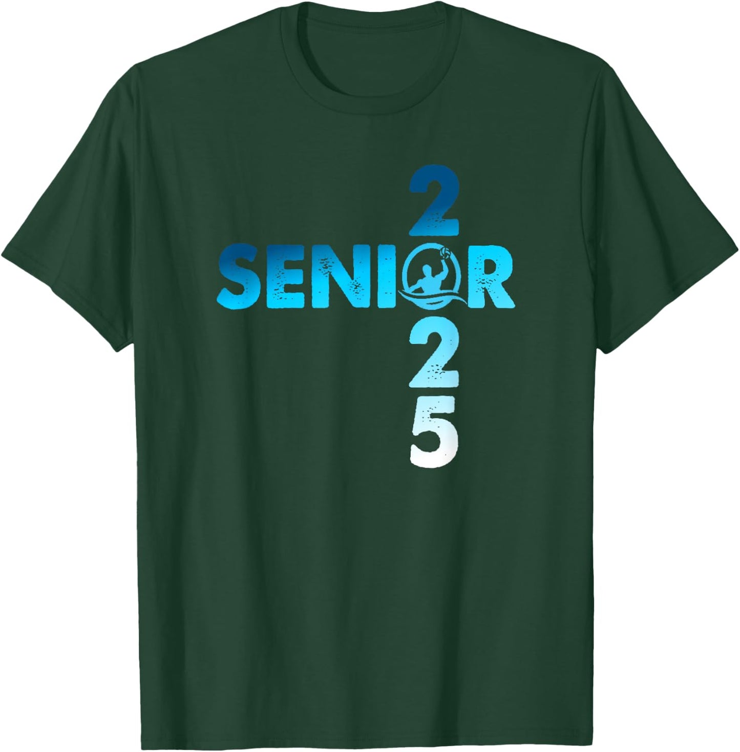 Water Polo Senior Class of 2025 T-Shirt - T-Shirt | Forest