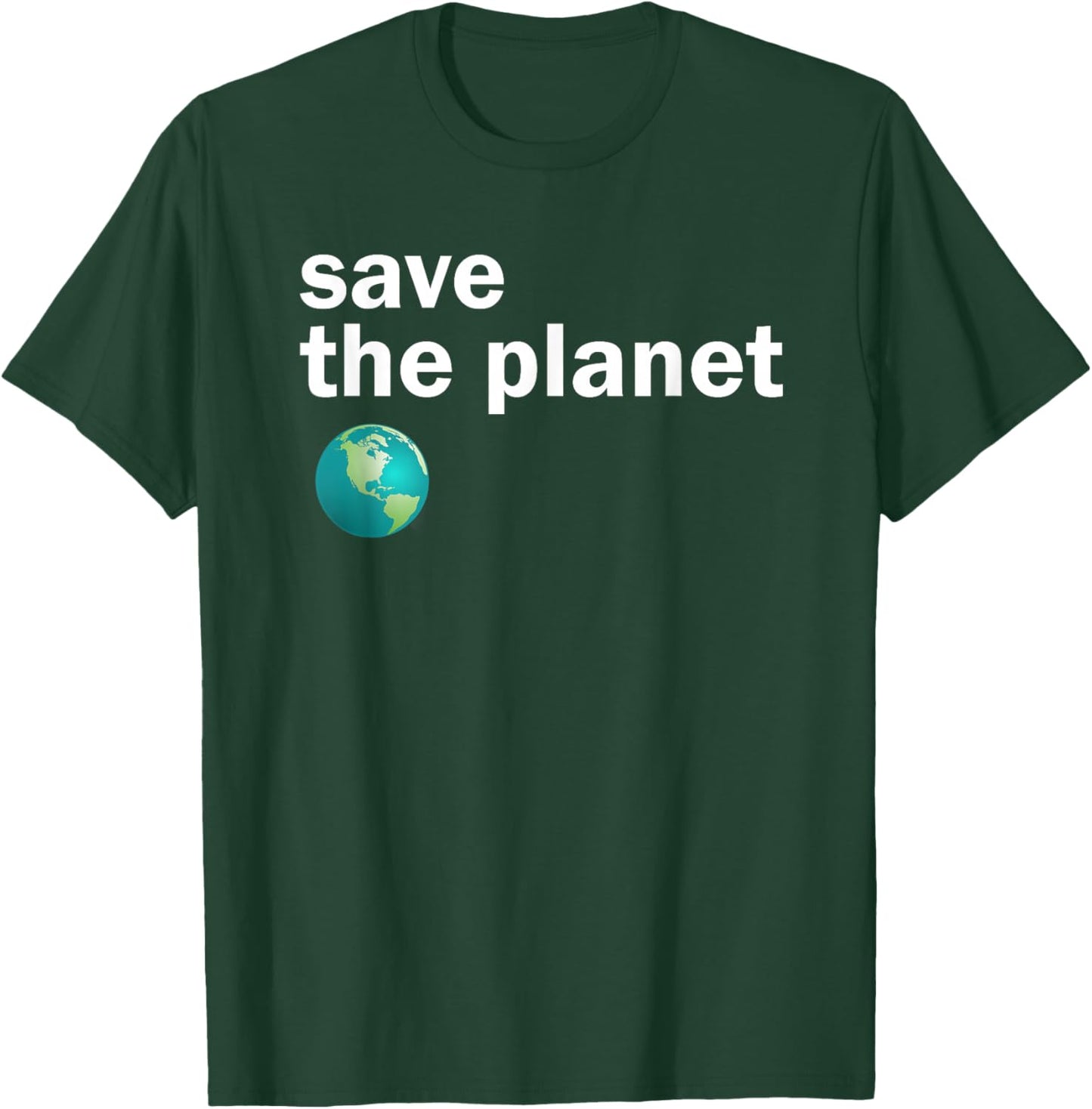 Vintage Save the Planet T-Shirt - T-Shirt | Forest