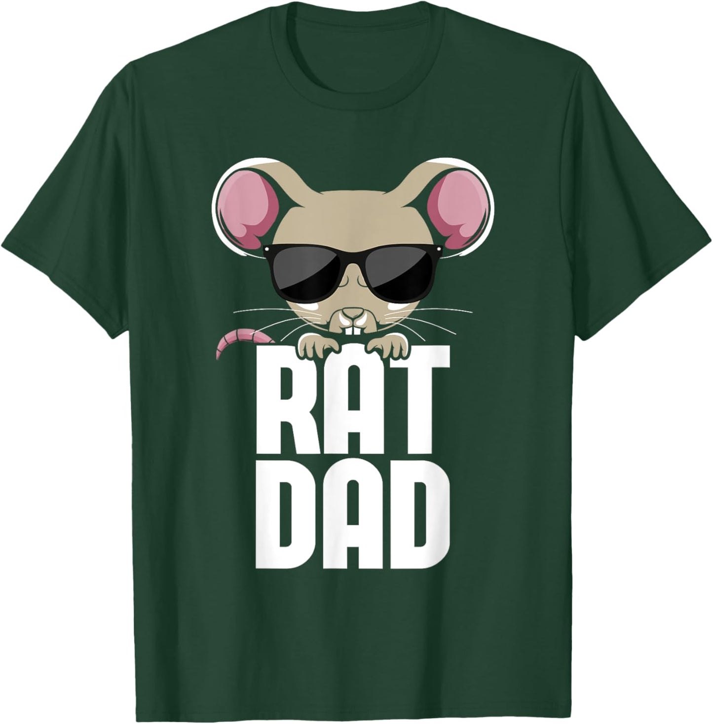 Rat Dad - Rat Lover Mouse Rodent Lover T-Shirt - T-Shirt | Forest